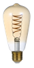 Vintage LED ST64 Spiral Filament Bulb Amber