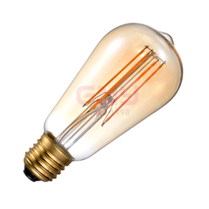Dimmable ST58/ST64 Led bulb E27 Base LED filament bulb LED Edison Residential led bulb lamp Replacement Incandescent 